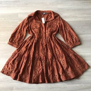 Eyelet dress by Eva Franco